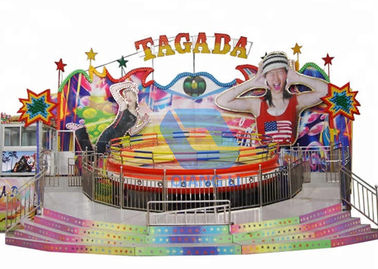 중국 재미 카니발 테마 파크는 트레일러에 디스코 Tagada 턴테이블 Funfair 탐을 탑니다 공장